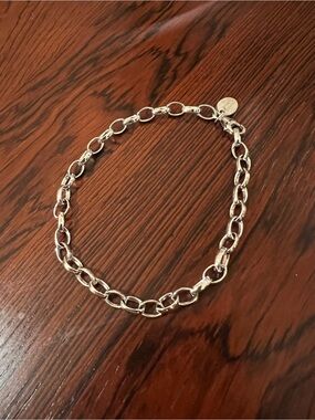 Sterling Silver Rolo Chain Bracelet (Brand: Happy Charms)